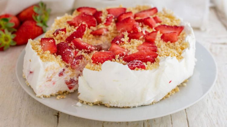 cheesecake crumble aux fraises