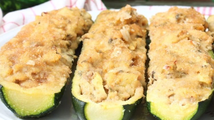 courgettes farcies au thon   