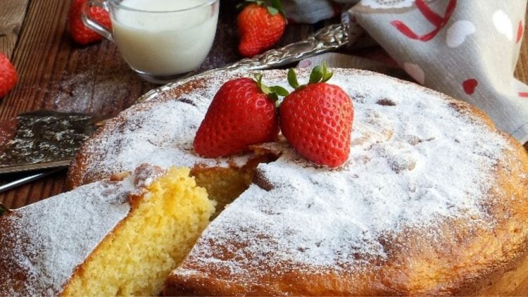 Gâteau aux fraises et au mascarpone