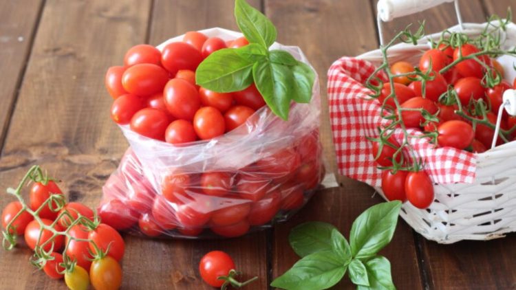 tomates cerises crues