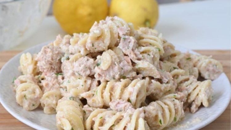 fusilli au thon et au citron