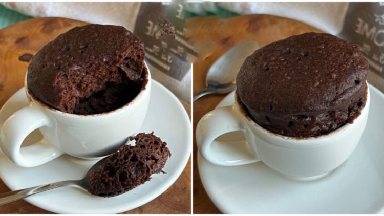 Mug cake fondant au chocolat sans œufs