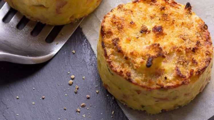 galettes de pommes de terre aux lardons cœur fromage