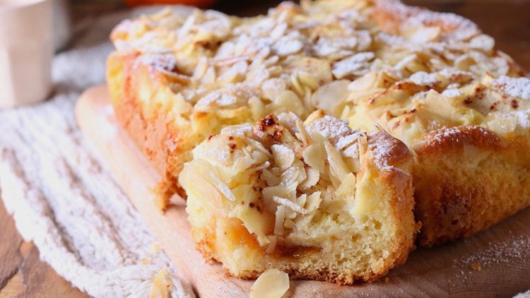 gâteau aux pommes et aux amandes en 5 minutes