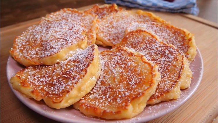 pancakes aux pommes en 1 minute