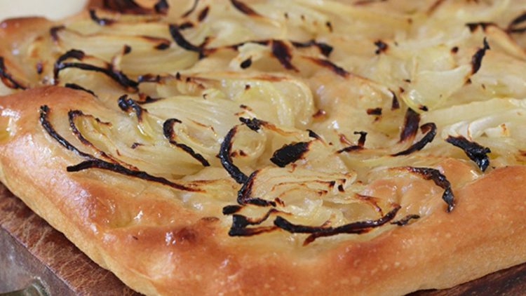 focaccia aux oignons