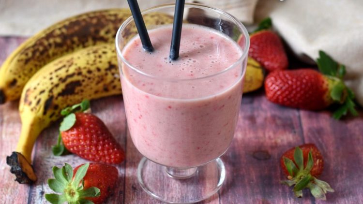 smoothie fraise et banane