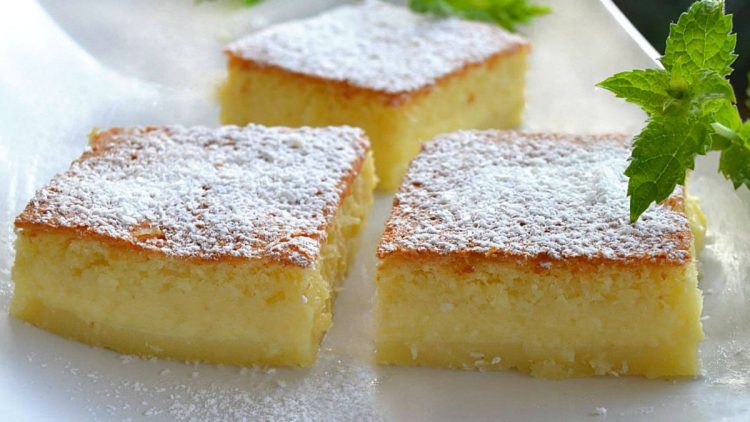 gâteau magique à la noix de coco