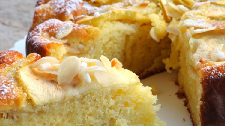 gâteau pommes amandes yaourt