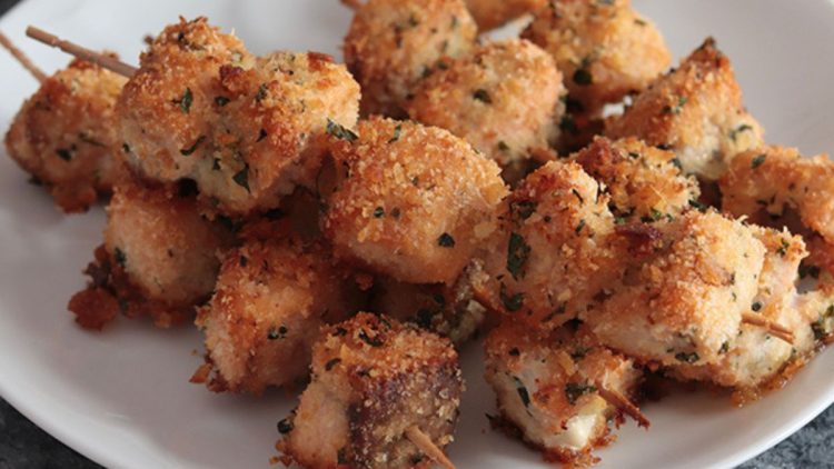 brochettes de saumon