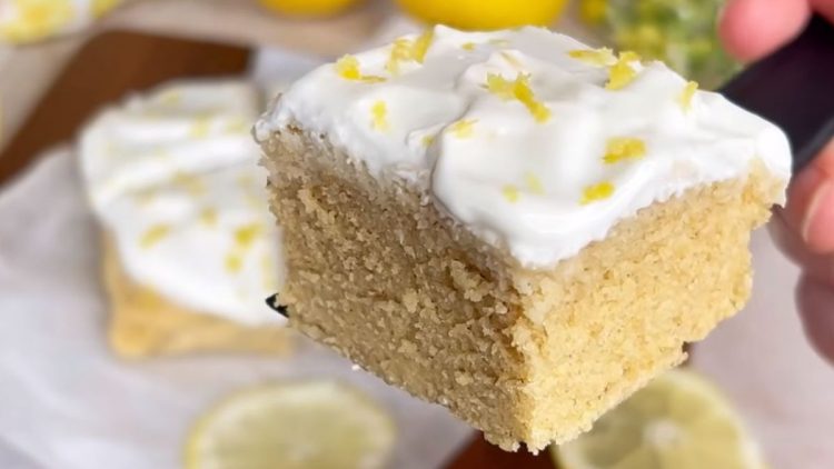 gâteau citron et farine d'avoine