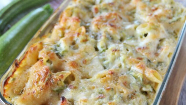 gratin de courgettes aux lardons