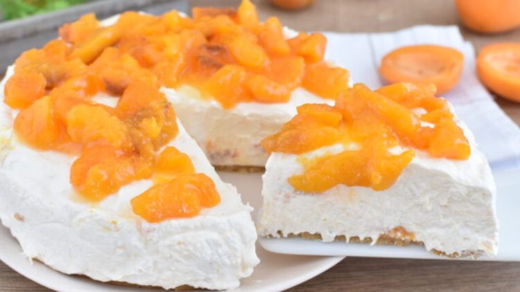 semifreddo de ricotta et abricots