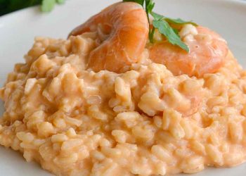 Risotto crémeux aux crevettes